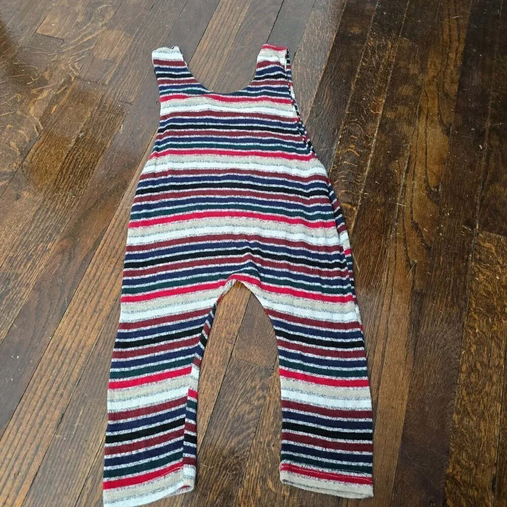 Handmade Reddie's Craft Boutique Striped Romper